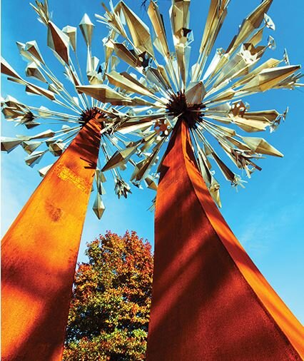 Shopping and dining at Adams Dairy Landing